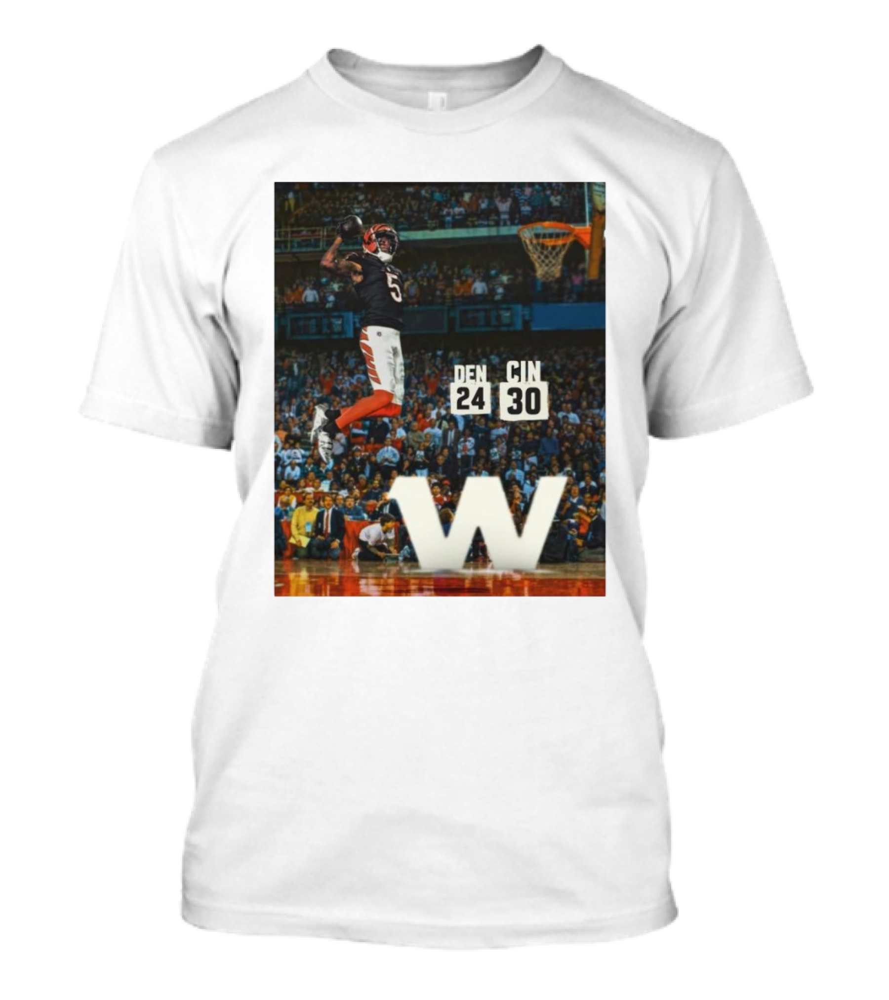 Cincinnati Bengals Victory Over Denver Broncos 24-30 Boomshakalaka Yes Lawwwd T-Shirt