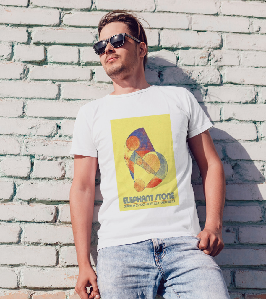 Elephant Stone Saturday January 25 2025 Moe's Alley Santa Cruz CA T-Shirt