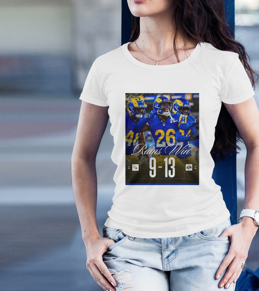 Royal Tour Rams Win 9-13 Over Arizona Cardinals Primetime Payback T-Shirt