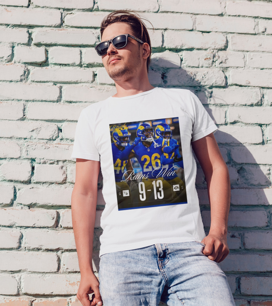 Royal Tour Rams Win 9-13 Over Arizona Cardinals Primetime Payback T-Shirt