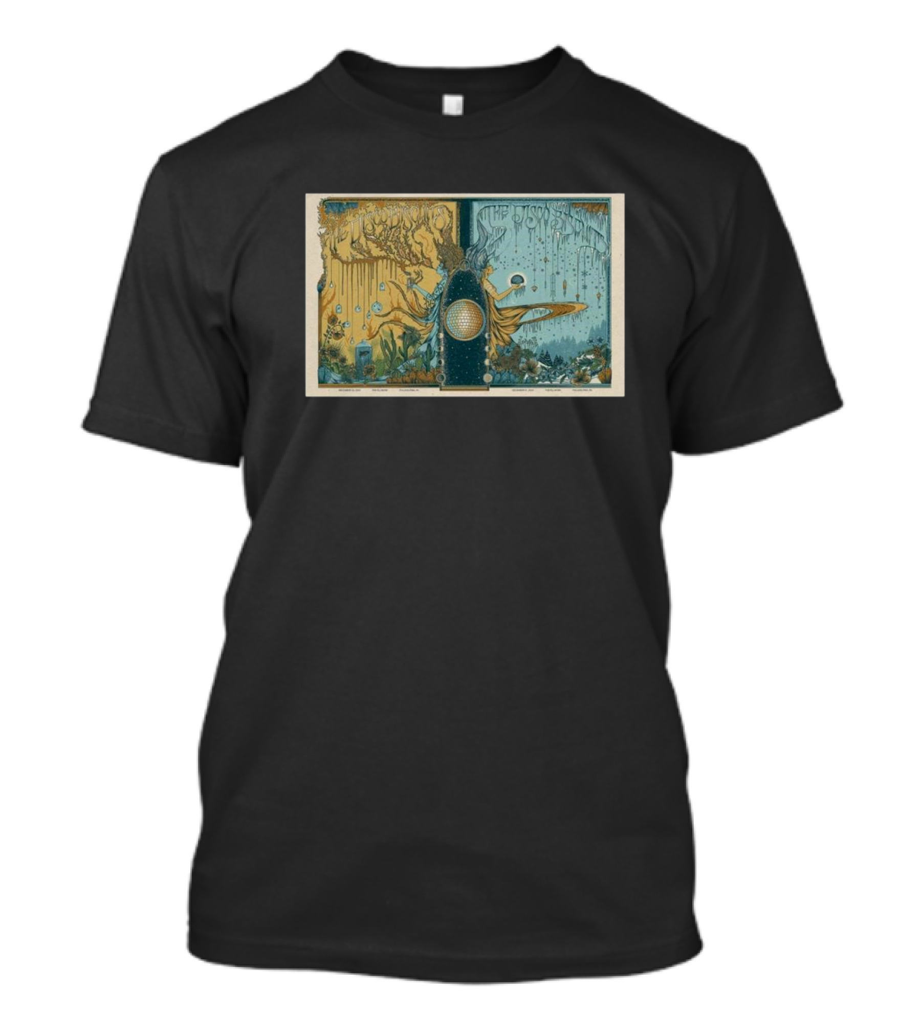 The Disco Biscuits NYE Shows The Fillmore Philadelphia PA Dec 30-31 2024 Galaxy Portal T-Shirt