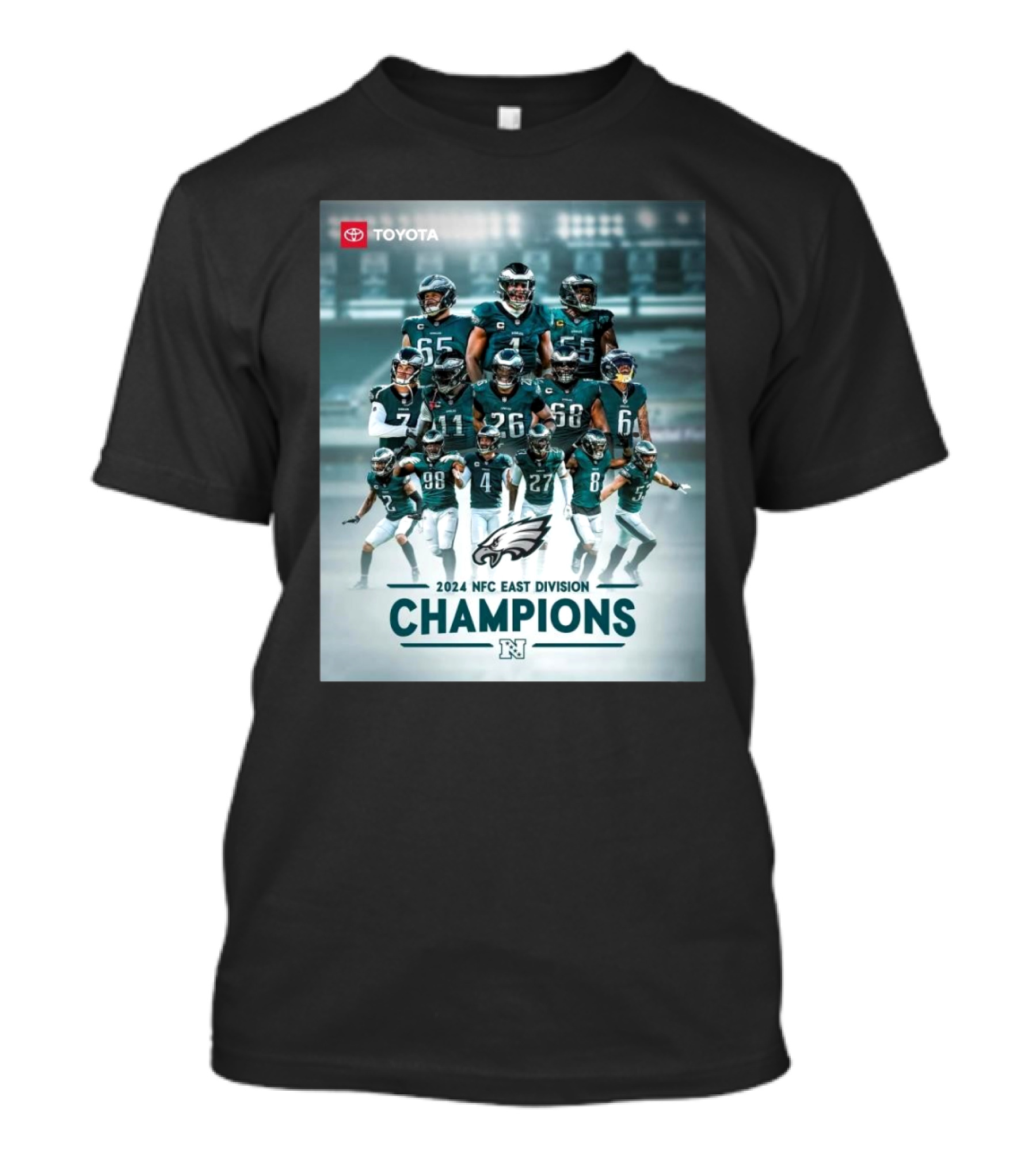 Philadelphia Eagles 2024 NFC East Division Champions T-Shirt
