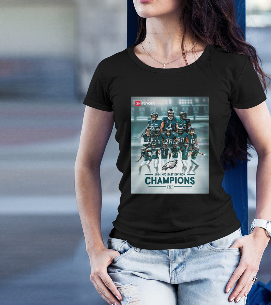 Philadelphia Eagles 2024 NFC East Division Champions T-Shirt