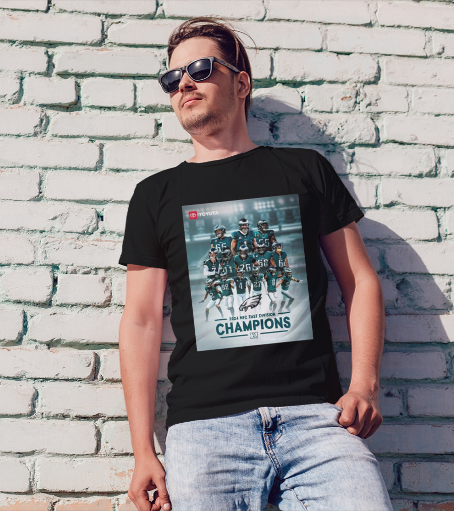 Philadelphia Eagles 2024 NFC East Division Champions T-Shirt