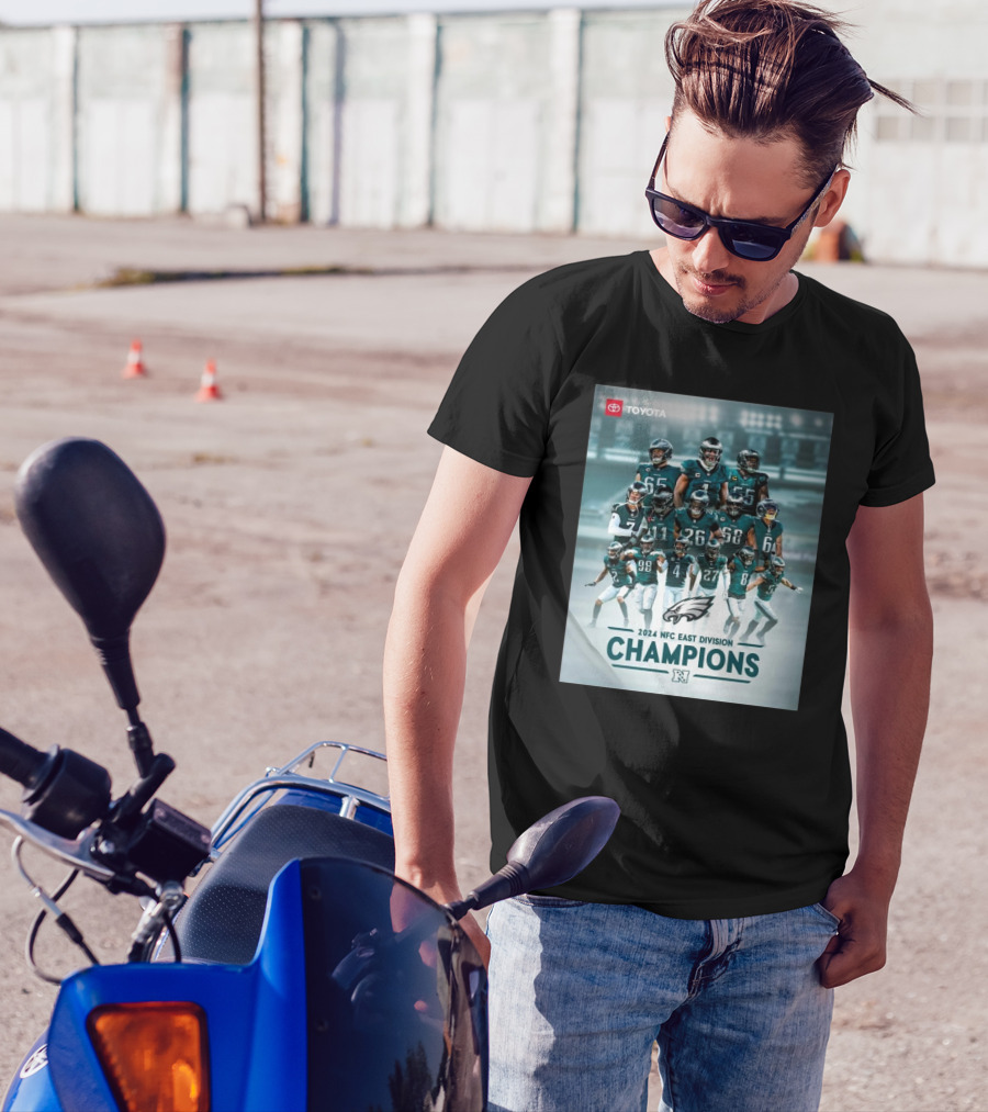 Philadelphia Eagles 2024 NFC East Division Champions T-Shirt