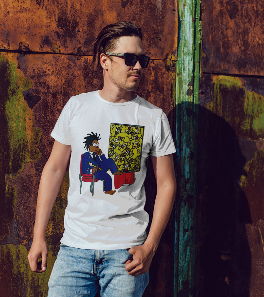 Jay Z Simpson Basquiat-Inspired Simpsons Mashup T-Shirt