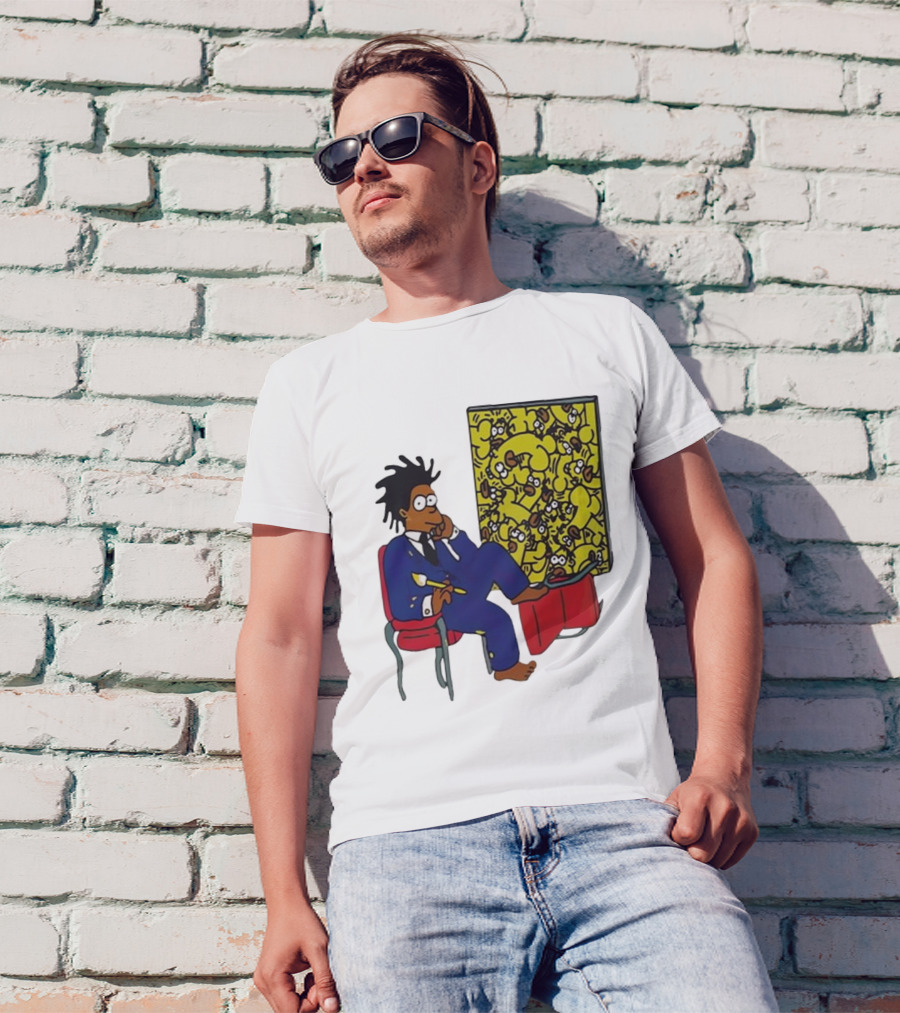 Jay Z Simpson Basquiat-Inspired Simpsons Mashup T-Shirt