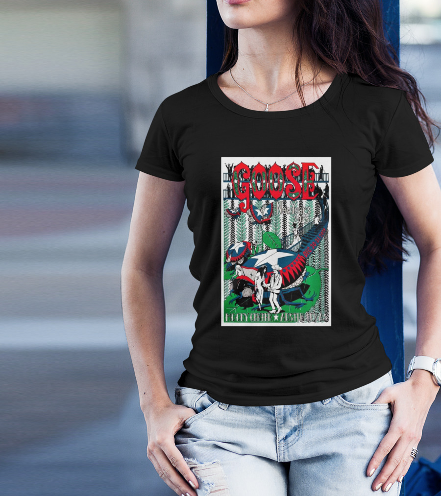 Goose New Year’s 2025 NYE Shows Austin TX Dec 30-31 Moody Center T-Shirt