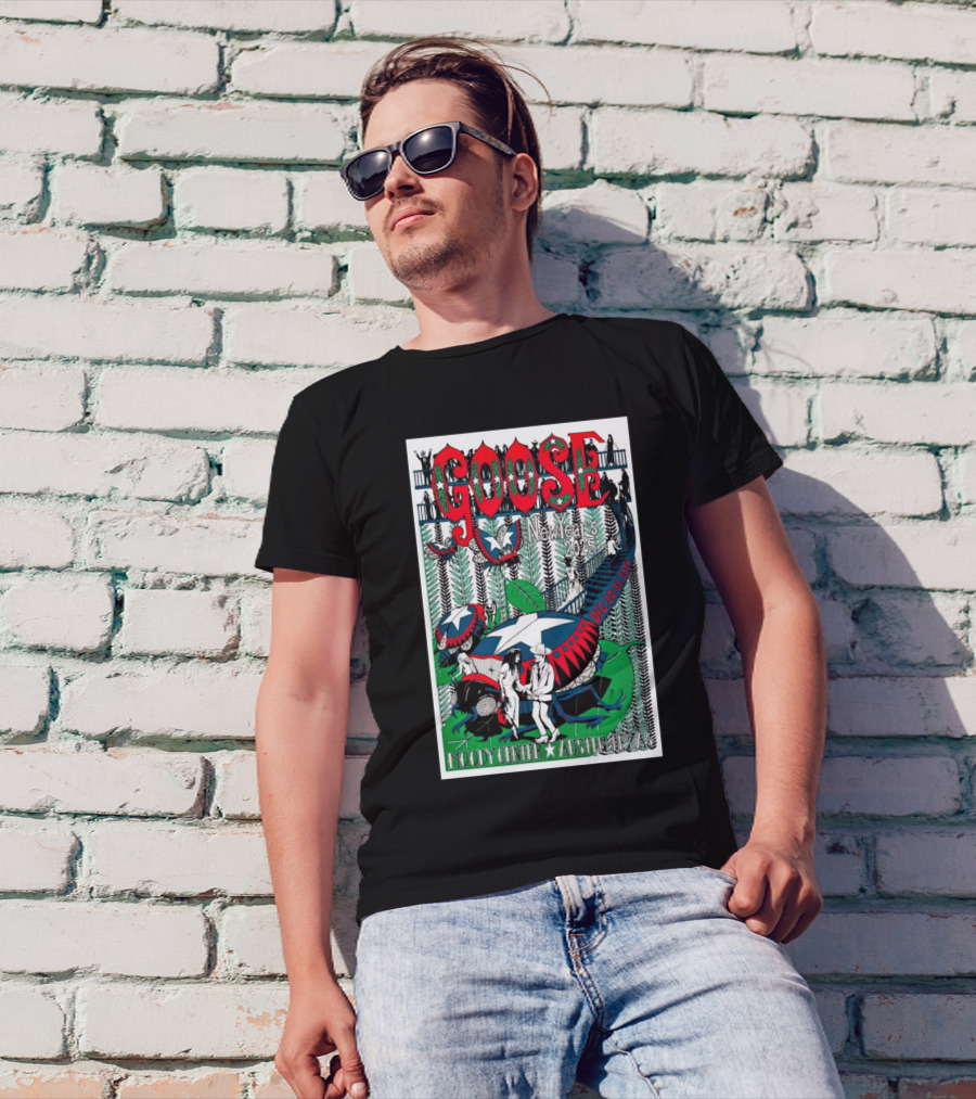 Goose New Year’s 2025 NYE Shows Austin TX Dec 30-31 Moody Center T-Shirt