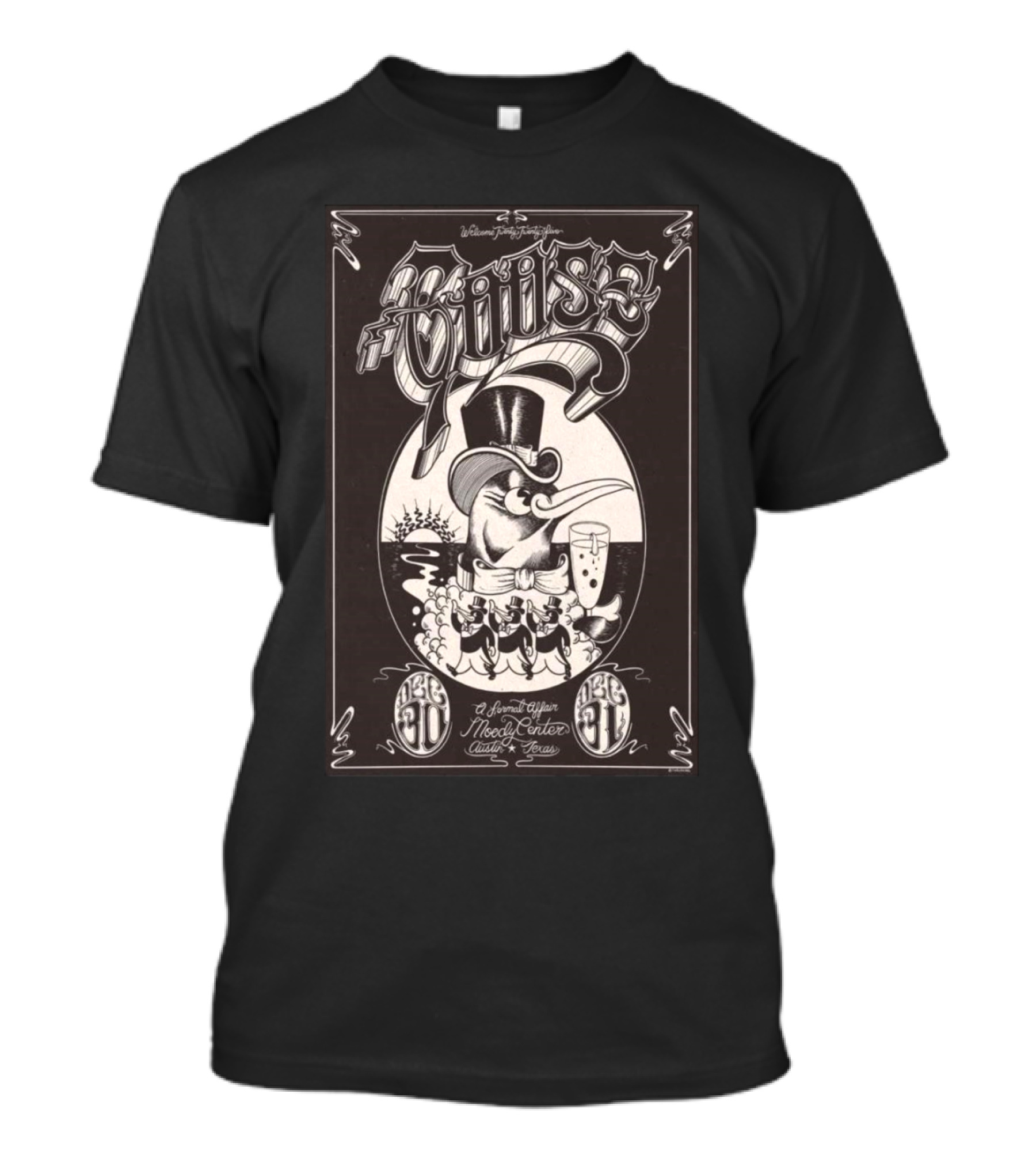 Goose NYE 2024 Moody Center Dec 30-31 Austin Texas Extravaganza T-Shirt
