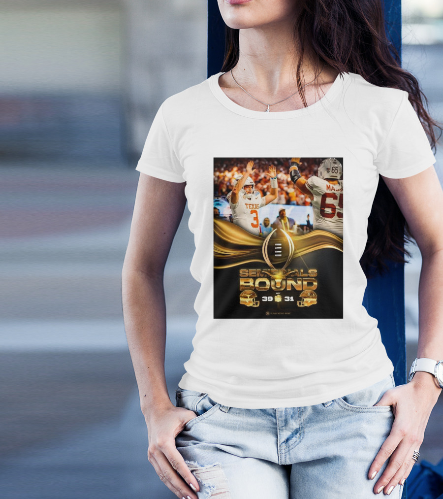 Semifinals Bound Texas Longhorns 39-31 Victory Over Arizona State Sun Devils Peach Bowl It Just Means More T-Shirt