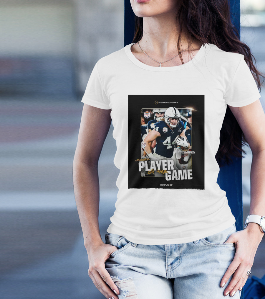 Tyler Warren Offensive Player Of The Game College Football Playoff Quarterfinals Penn State University T-Shirt