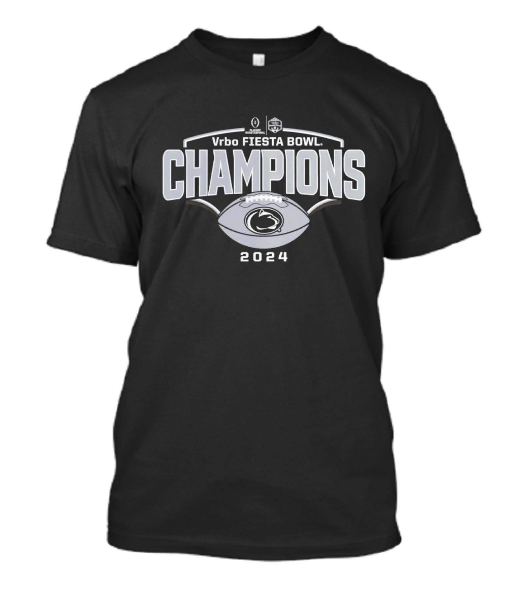 Vrbo Fiesta Bowl Champions Penn State Nittany Lions 2024 College Football Playoff Victory T-Shirt