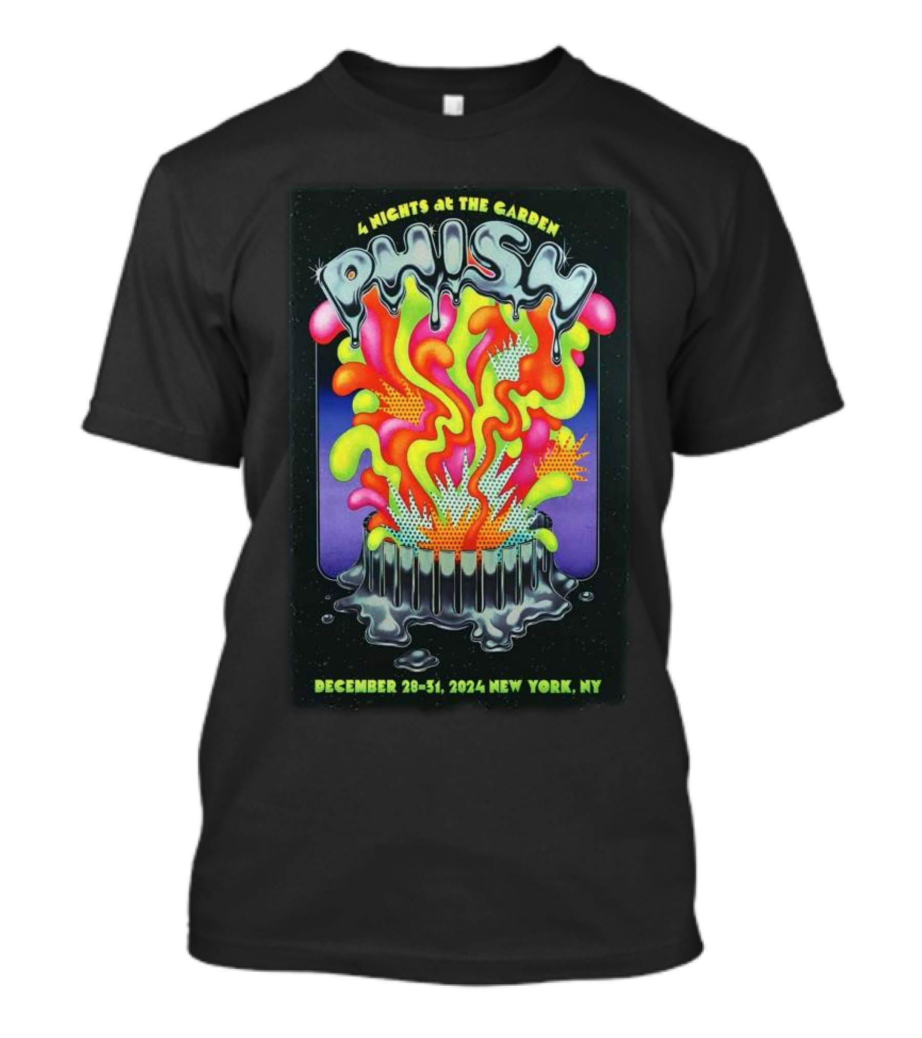 4 Nights At The Garden Phish December 28-31 2024 New York NY T-Shirt