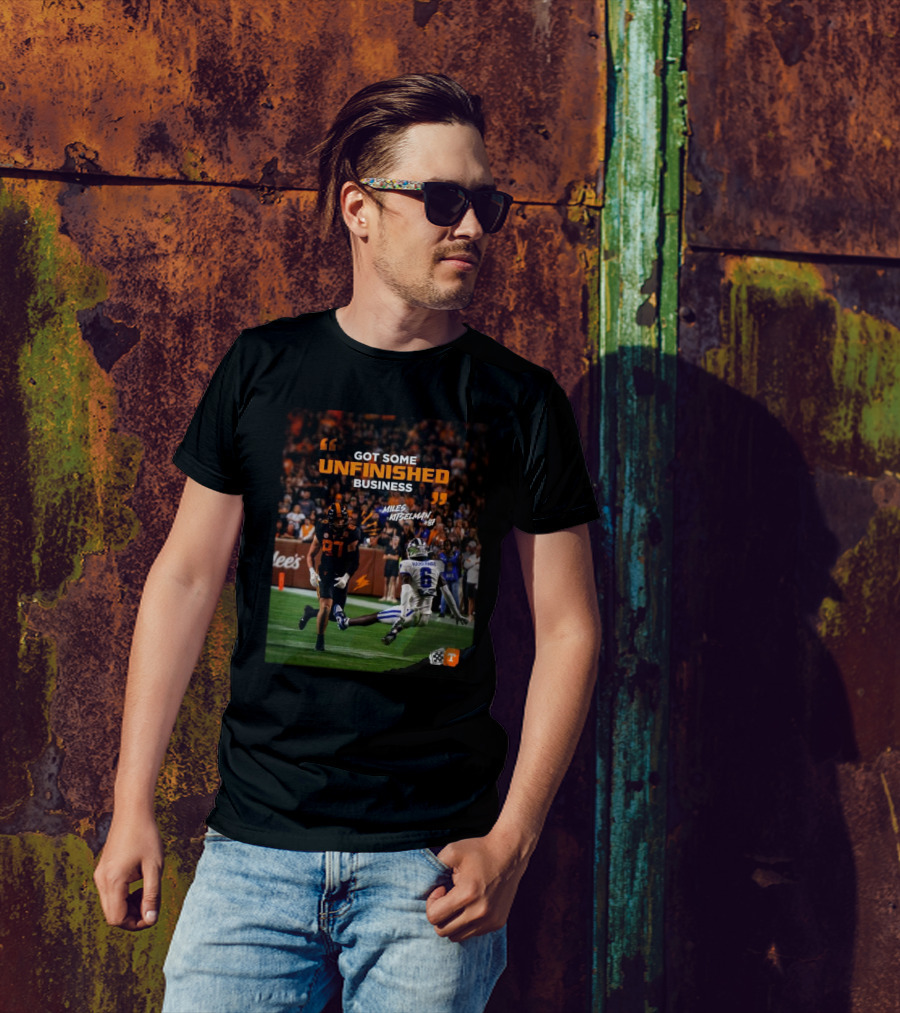 Tennessee Vols Miles Kitselman Got Some Unfinished Business 2024 Football Action T-Shirt