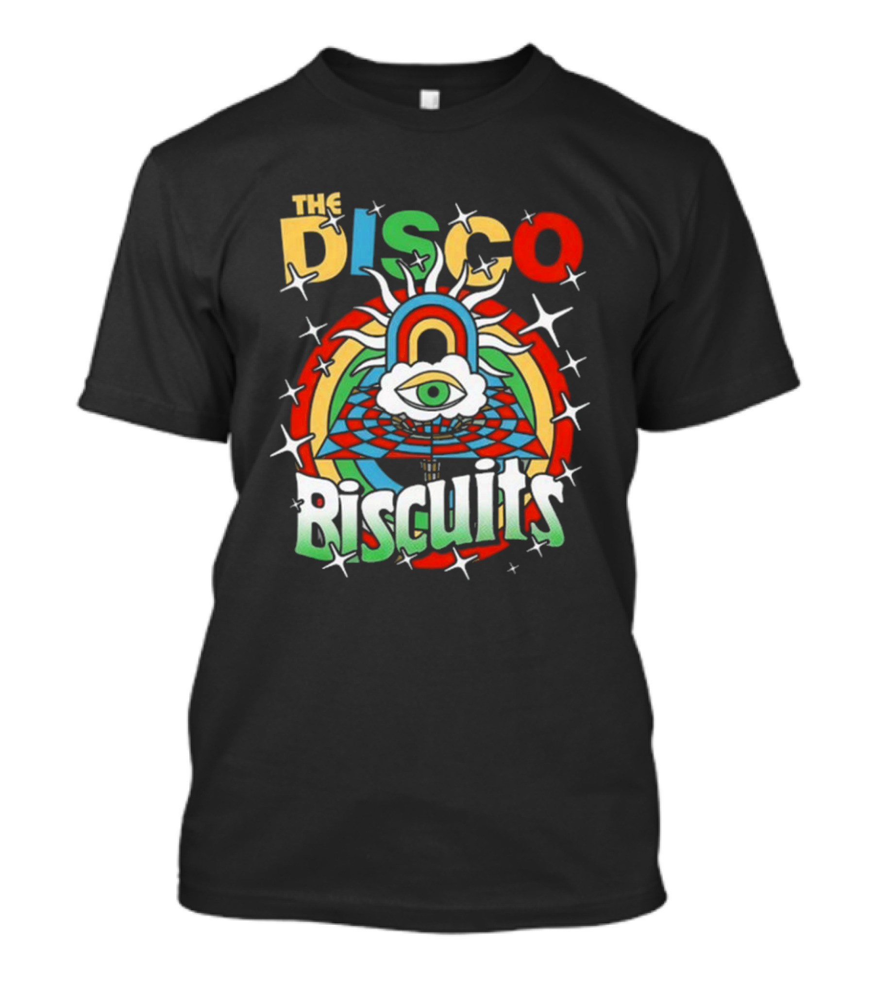 The Disco Biscuits Colorful Eye Psychedelic 2025 NYE T-Shirt