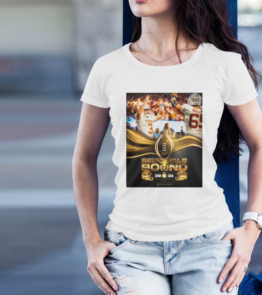 Texas Longhorns Vs Arizona State Sun Devils Semifinals Bound 39-31 Peach Bowl It Just Means More T-Shirt