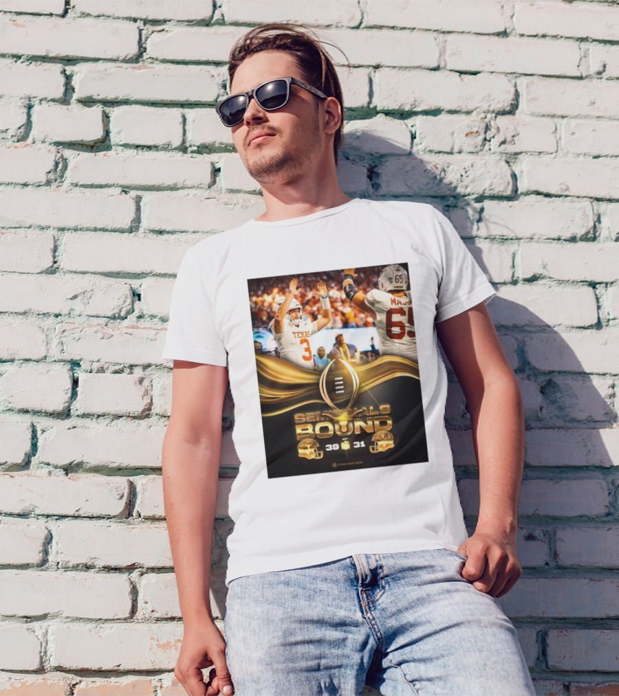 Texas Longhorns Vs Arizona State Sun Devils Semifinals Bound 39-31 Peach Bowl It Just Means More T-Shirt