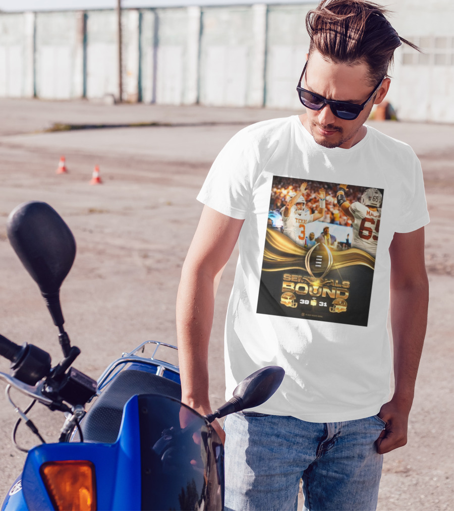 Texas Longhorns Vs Arizona State Sun Devils Semifinals Bound 39-31 Peach Bowl It Just Means More T-Shirt