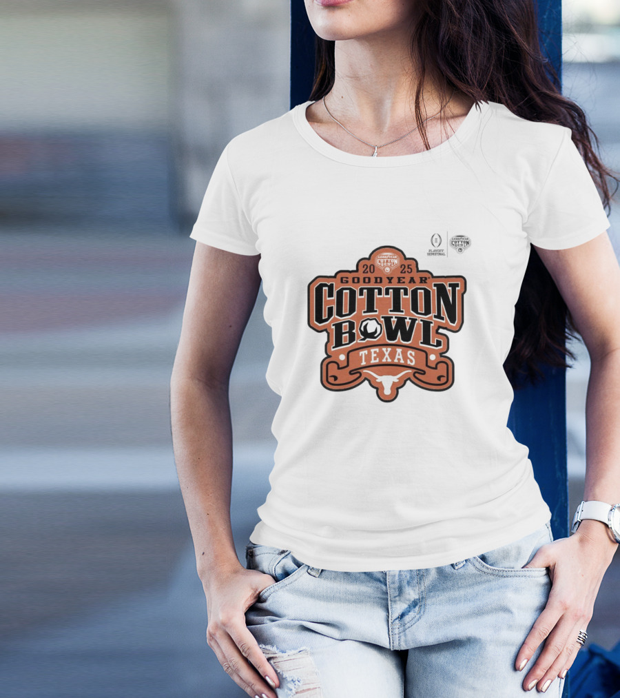 2025 Goodyear Cotton Bowl Texas Longhorns Playoff Semifinal Classic T-Shirt