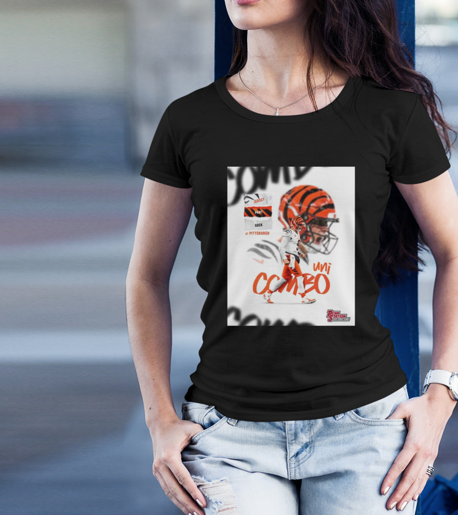 Ersatz Pant Sock Cincinnati Bengals Uni Combo At Pittsburgh Steelers Penn Station East Coast Subs T-Shirt