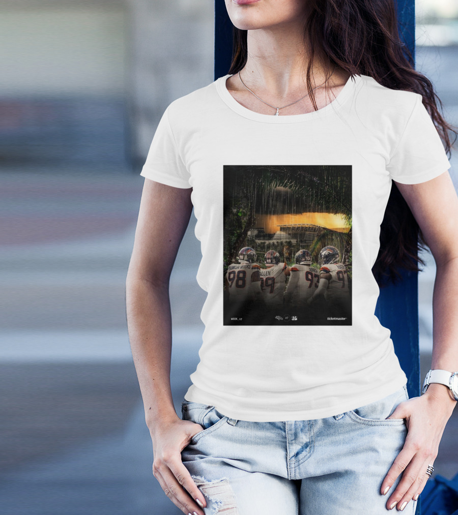 Week 17: Denver Broncos At Cincinnati Bengals Battle In The Jungle T-Shirt