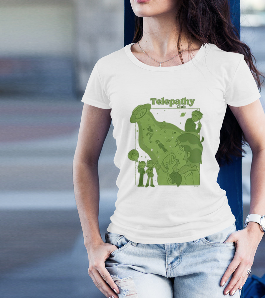 Mob Psycho 100 Telepathy Club UFO Encounter Scene T-Shirt