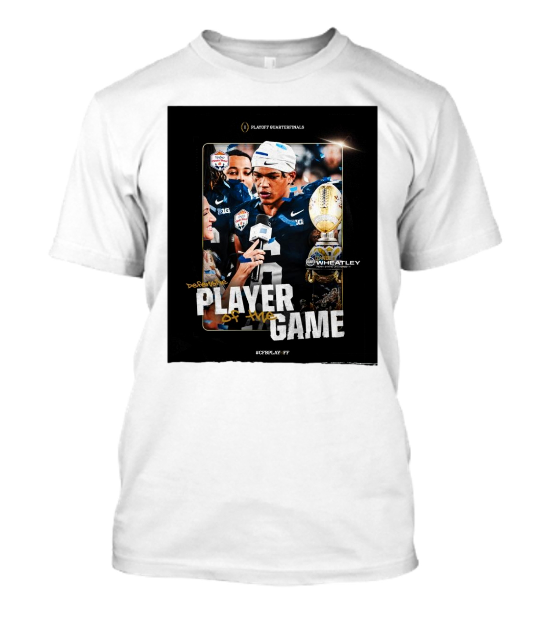 Playoff Quarterfinals Defense Player Of The Game Wheatley Penn State T-Shirt