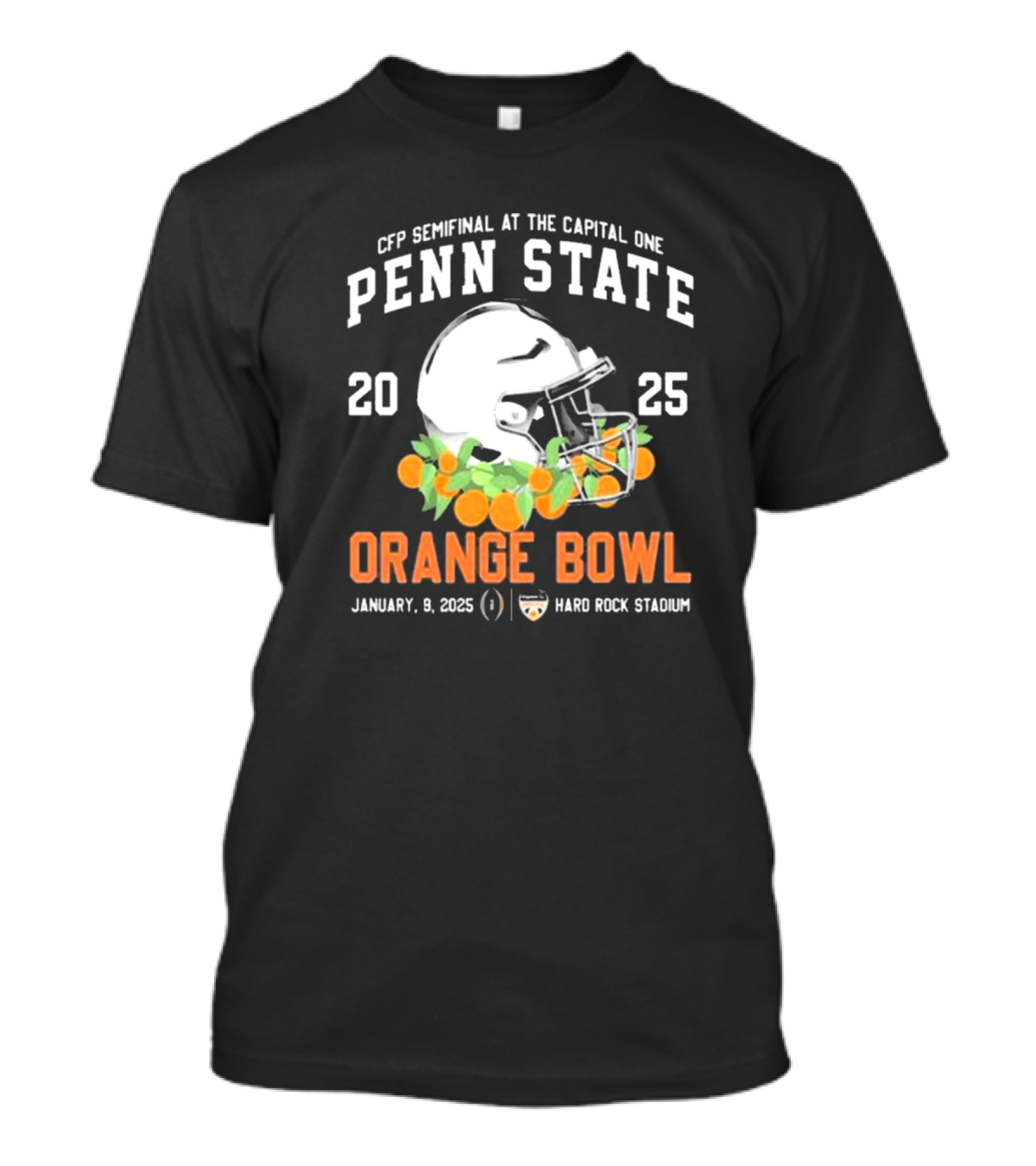 CFP Semifinal Penn State Nittany Lions 2025 Orange Bowl Hard Rock Stadium January 9 Helmet T-Shirt