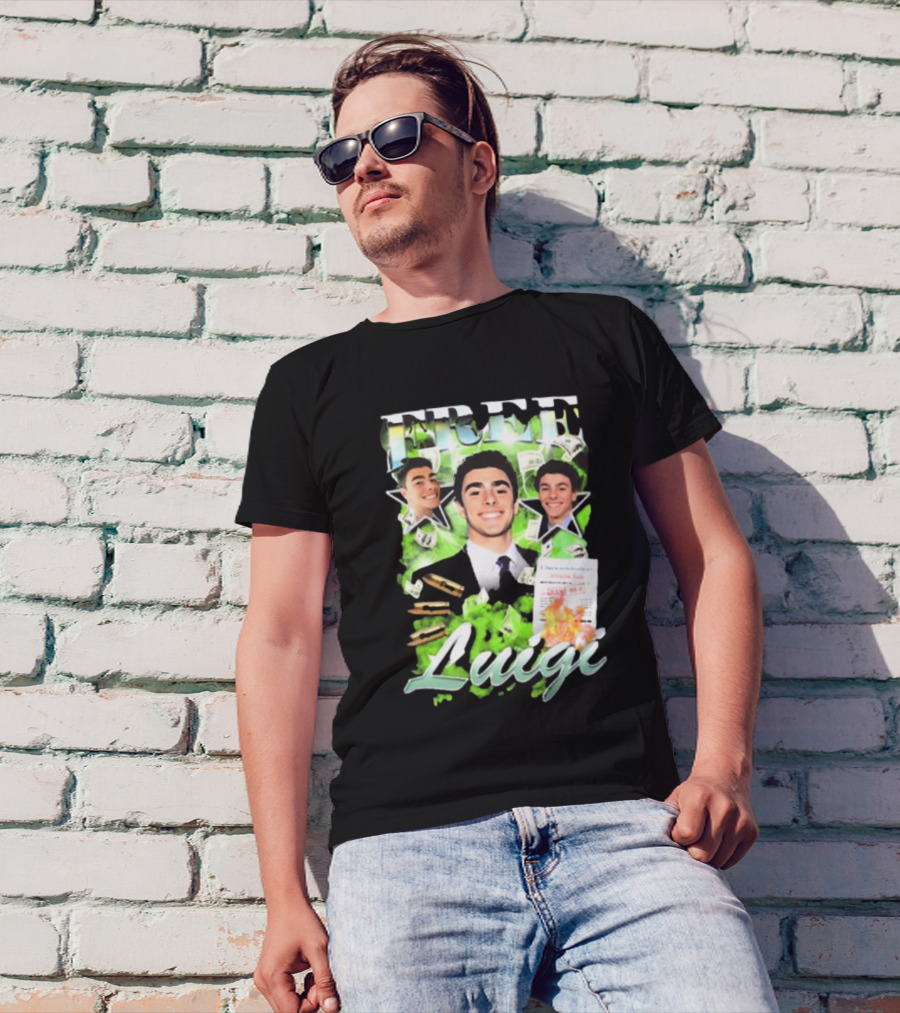 FREE Luigi Concert Radresistance Money Stars T-Shirt