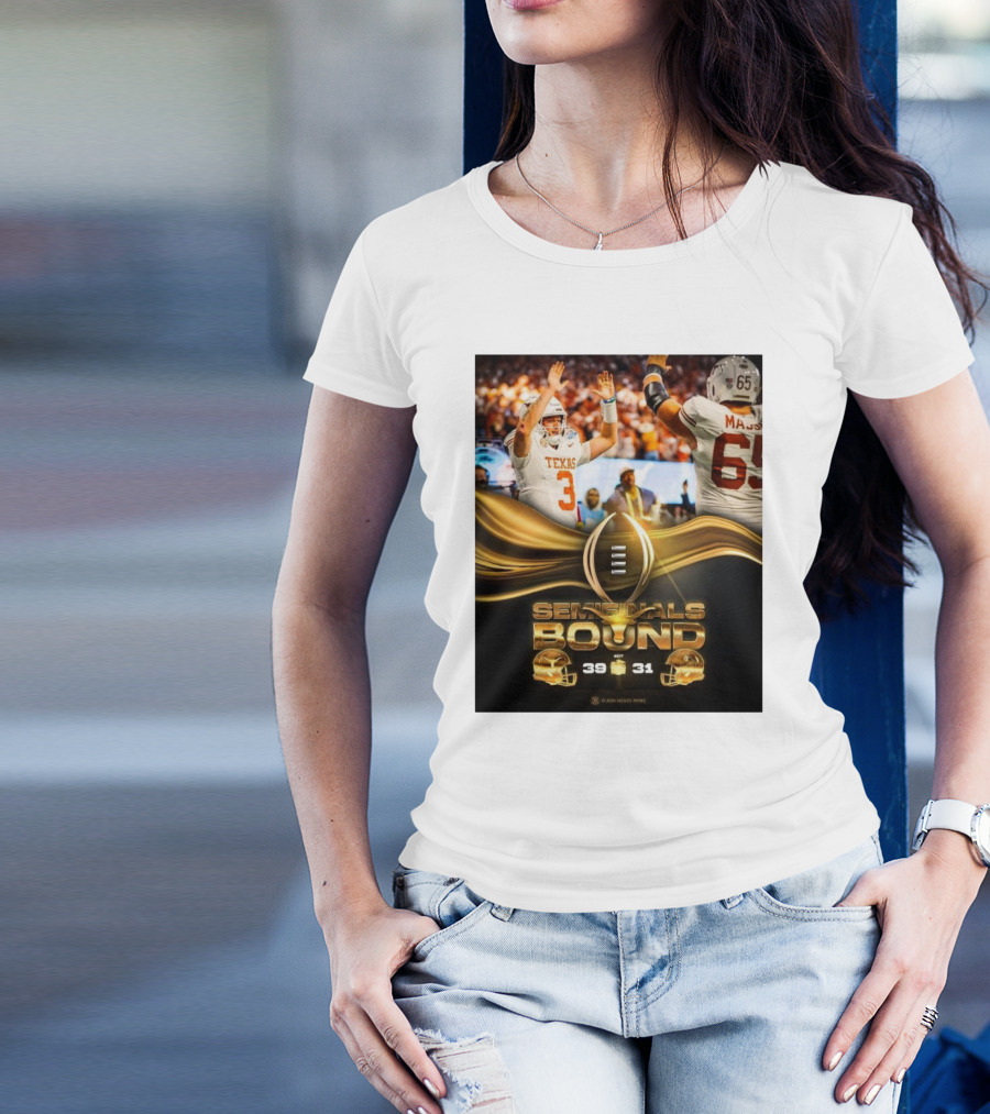 Texas Longhorns Semifinal Bound 39-31 Victory Over Arizona State Sun Devils Peach Bowl It Just Means More T-Shirt