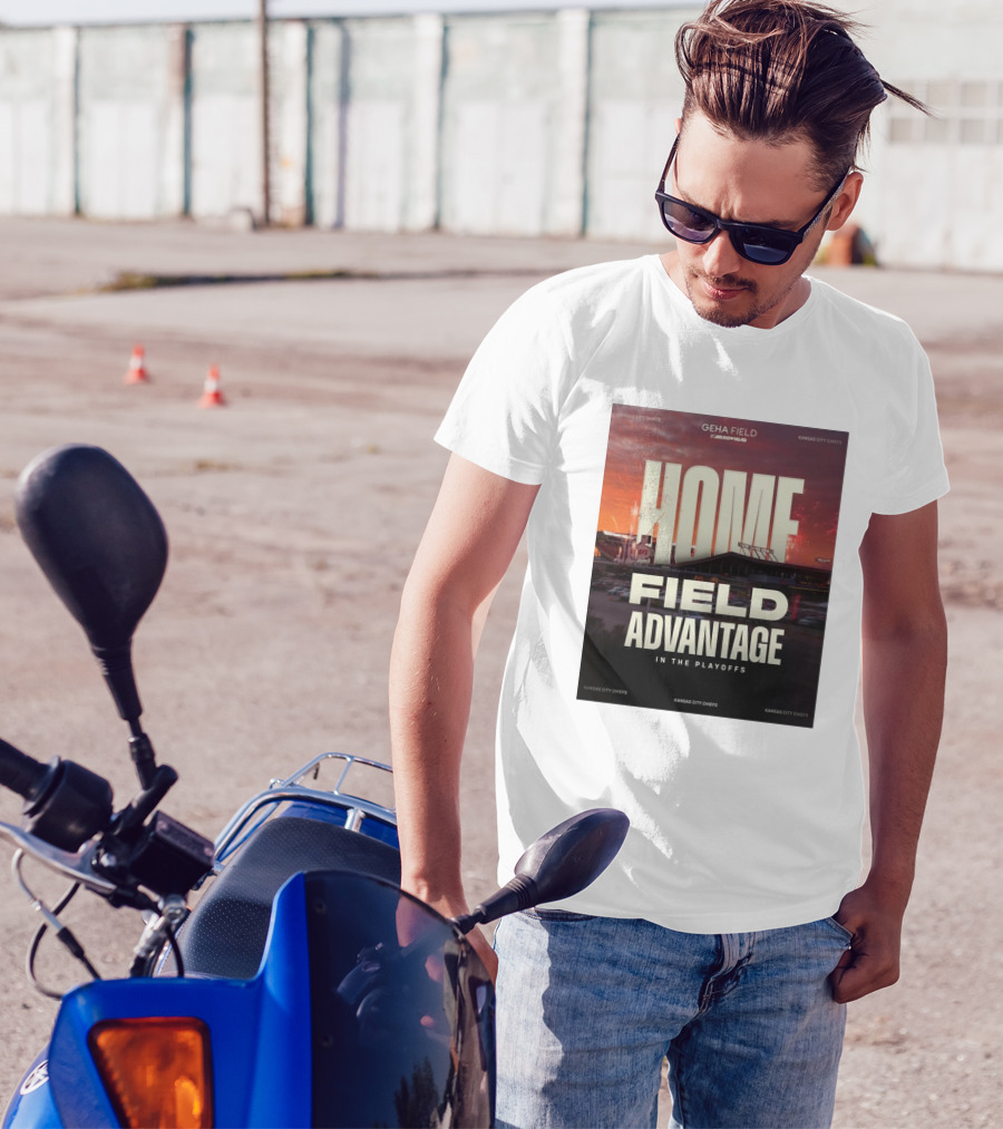Kansas City Chiefs GEHA Field Arrowhead Home Field Advantage In The Playoffs T-Shirt