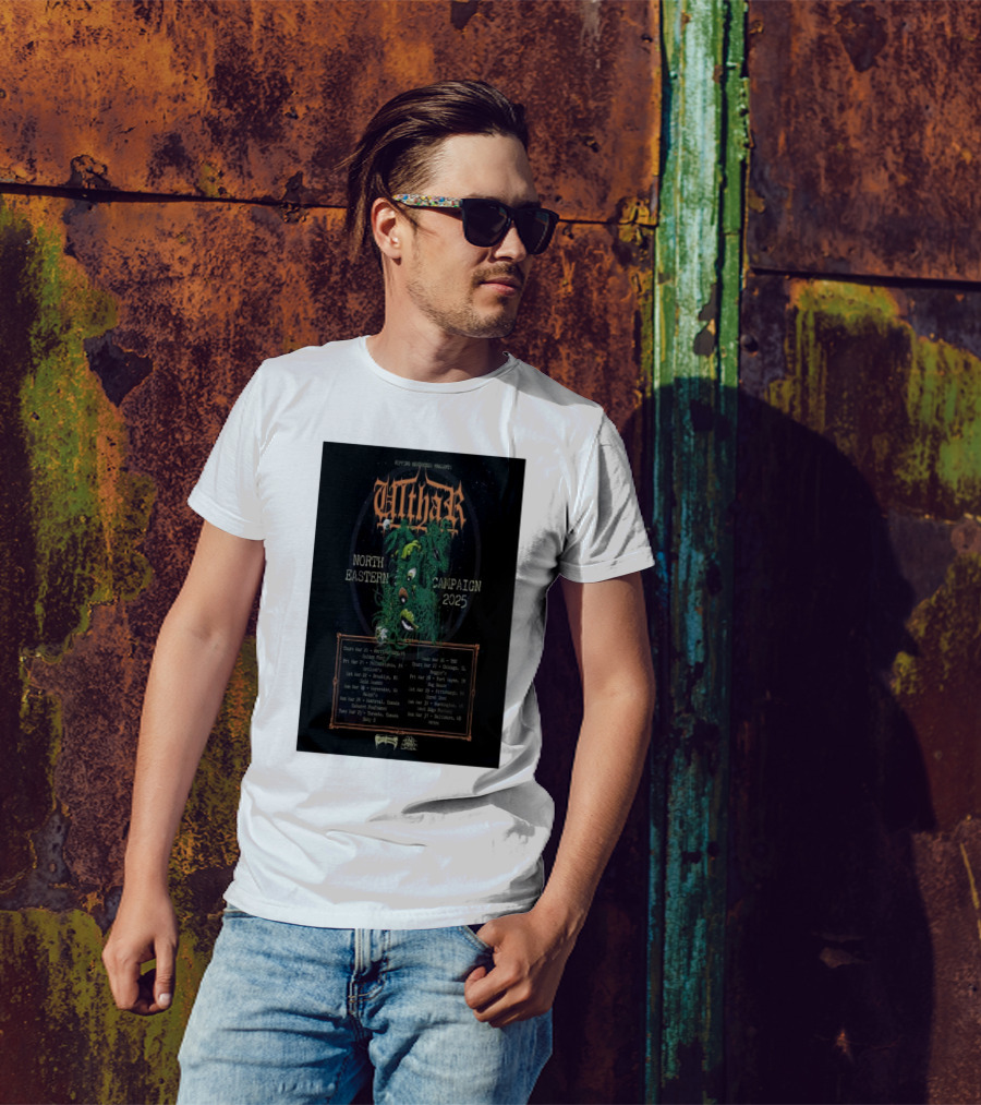 Ripping Headaches Presents Ulthar North Eastern Campaign Tour 2025 Tour Dates And Venues T-Shirt
