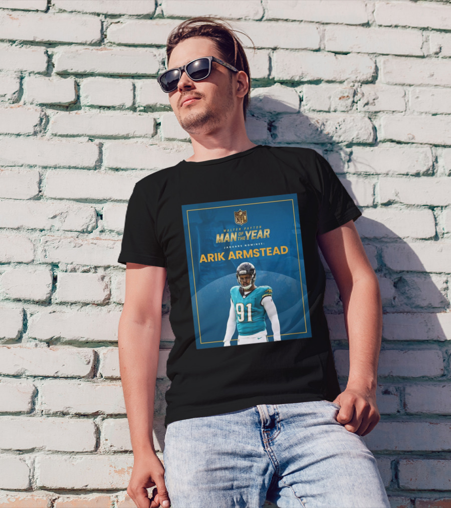 Walter Payton Man Of The Year Jaguars Nominee Arik Armstead NFL T-Shirt