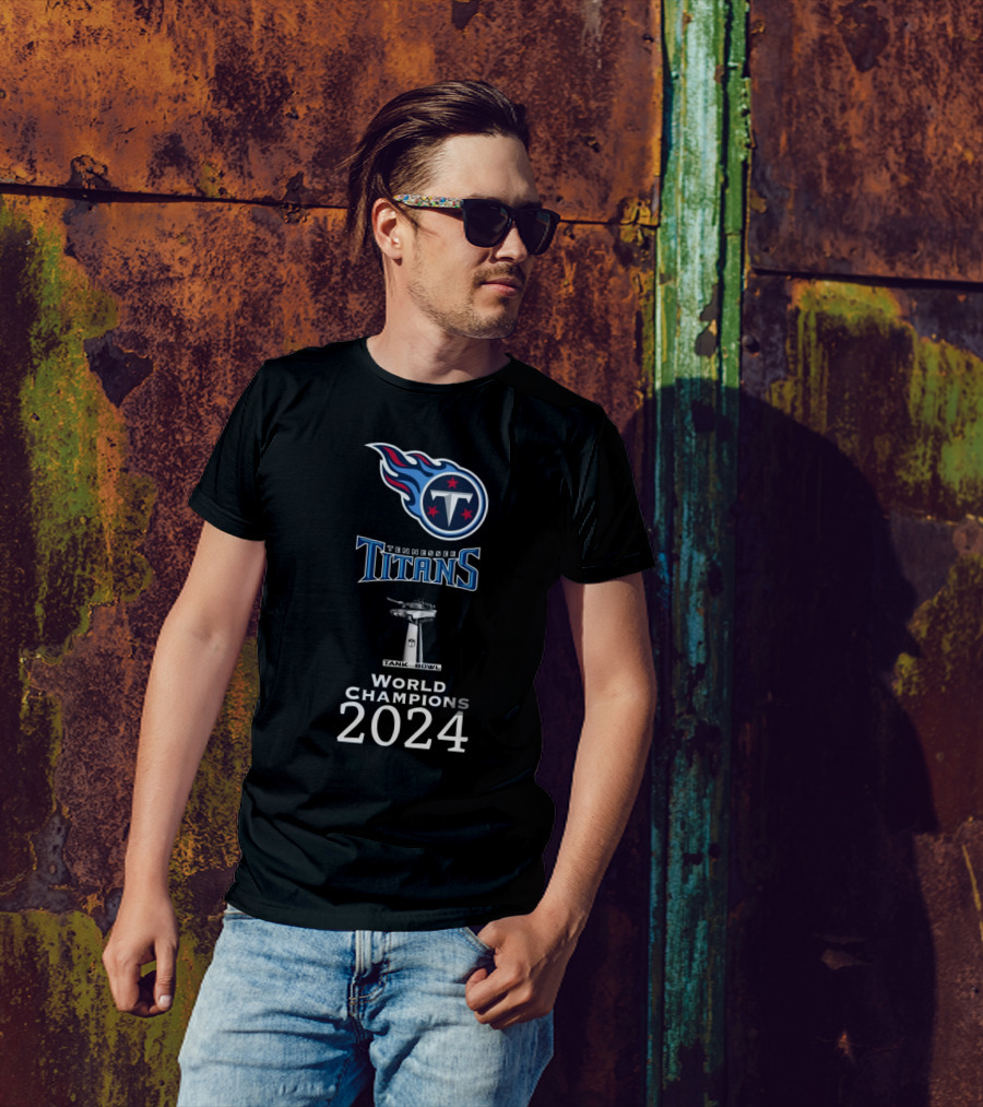 Tennessee Titans 2024 Tank Bowl World Champions NFL Congrats T-Shirt