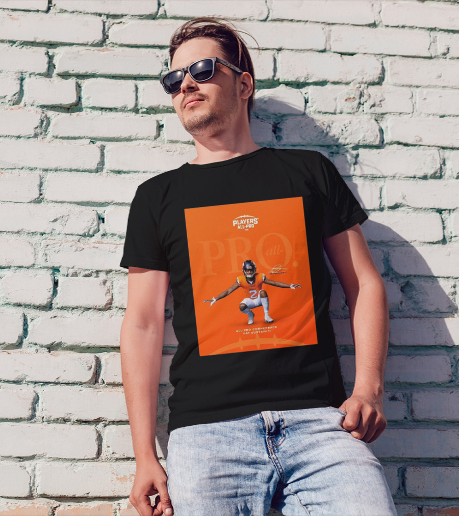 Denver Broncos Players All-Pro Pat Surtain II All-Pro Cornerback Signature T-Shirt