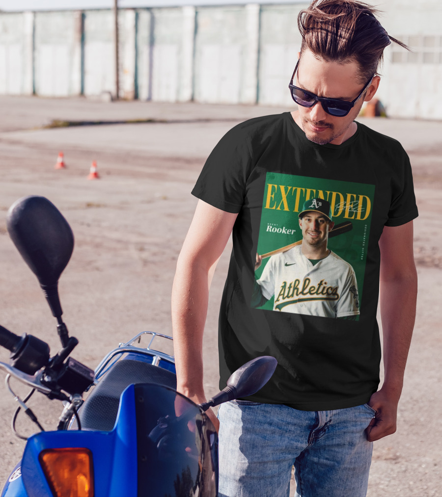 Oakland Athletics Extended Brent Rooker Designated Hitter Signature T-Shirt