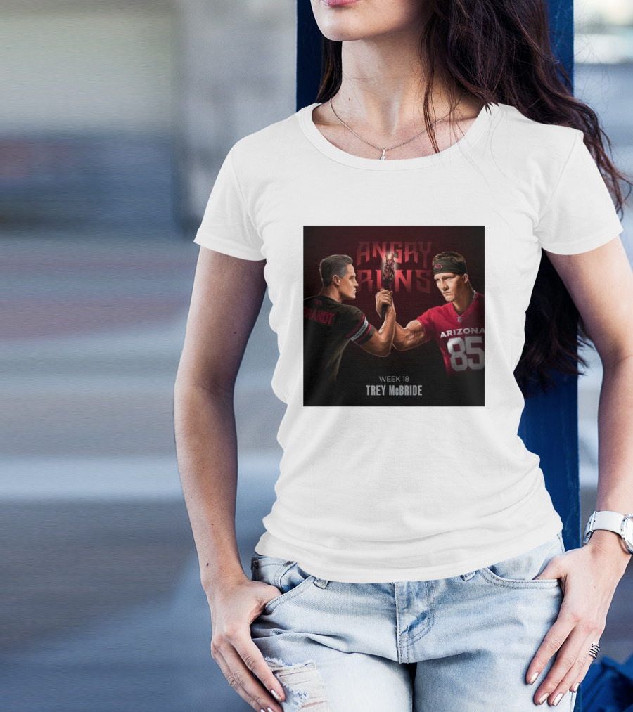 Arizona Cardinals Trey McBride Angry Runs Week 18 Keeper Of The Scepter T-Shirt