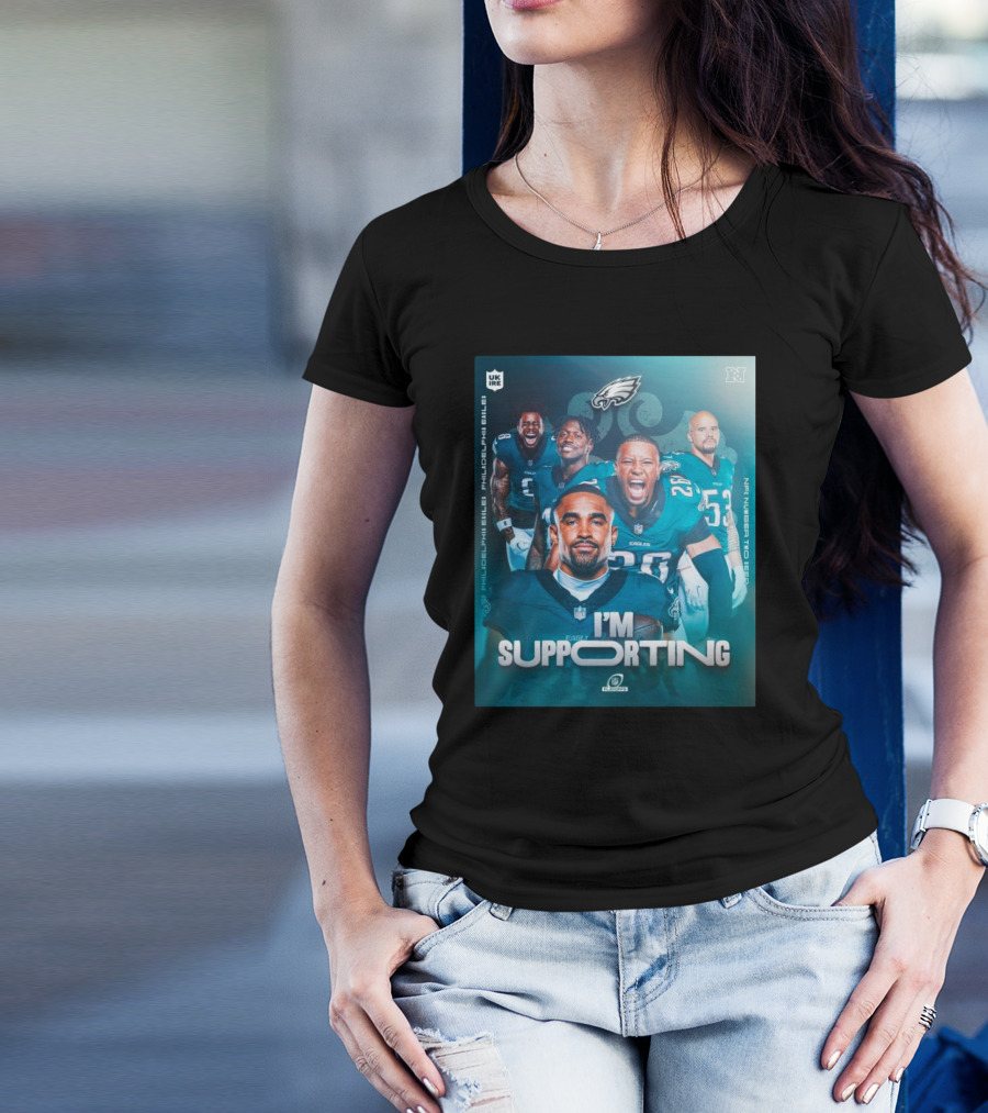 Philadelphia Eagles NFC Number Two Seed NFL Playoffs 2024 I'm Supporting T-Shirt