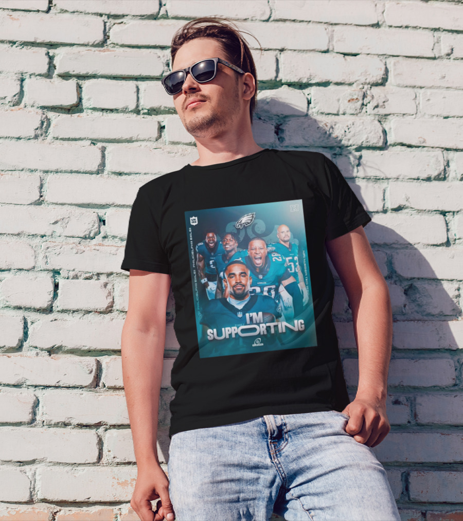Philadelphia Eagles NFC Number Two Seed NFL Playoffs 2024 I'm Supporting T-Shirt