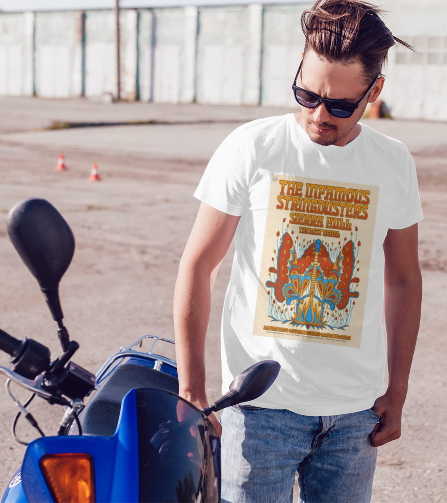 The Infamous Stringdusters And Sierra Hull And The Last Revel Live January 11, 2025 Mission Ballroom Denver CO Vibrant T-Shirt