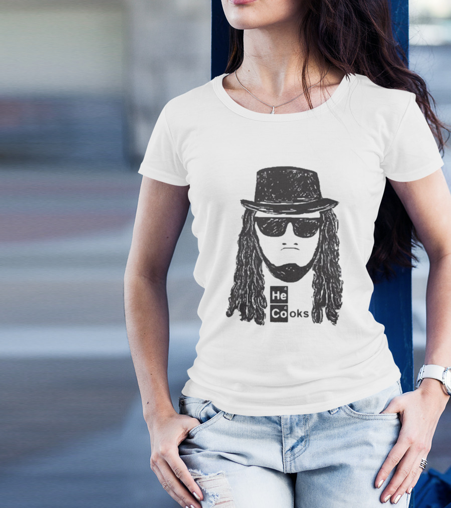 James Cook He Cooks Breaking Bad Parody With Funny Science Twist T-Shirt
