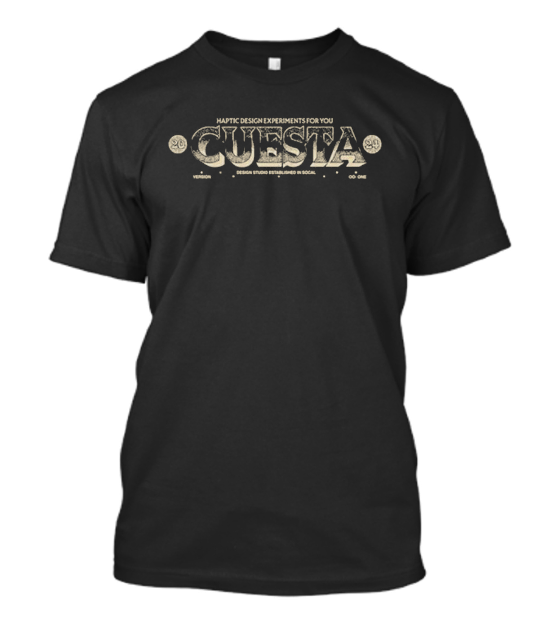 Cuesta Haptic Design Experiments Established In SoCal 2024 Version OO-One T-Shirt
