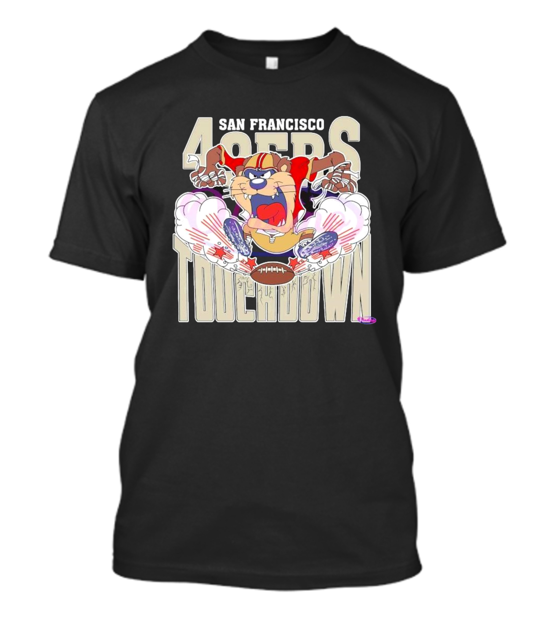 San Francisco 49ers Touchdown NFL Tasmanian Devil T-Shirt