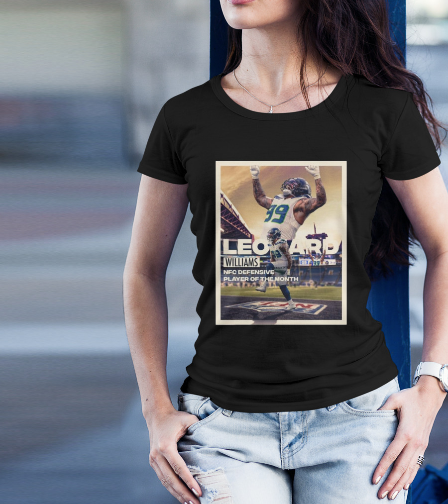 Seattle Seahawks Leonard Williams NFC Defensive Player Of The Month T-Shirt
