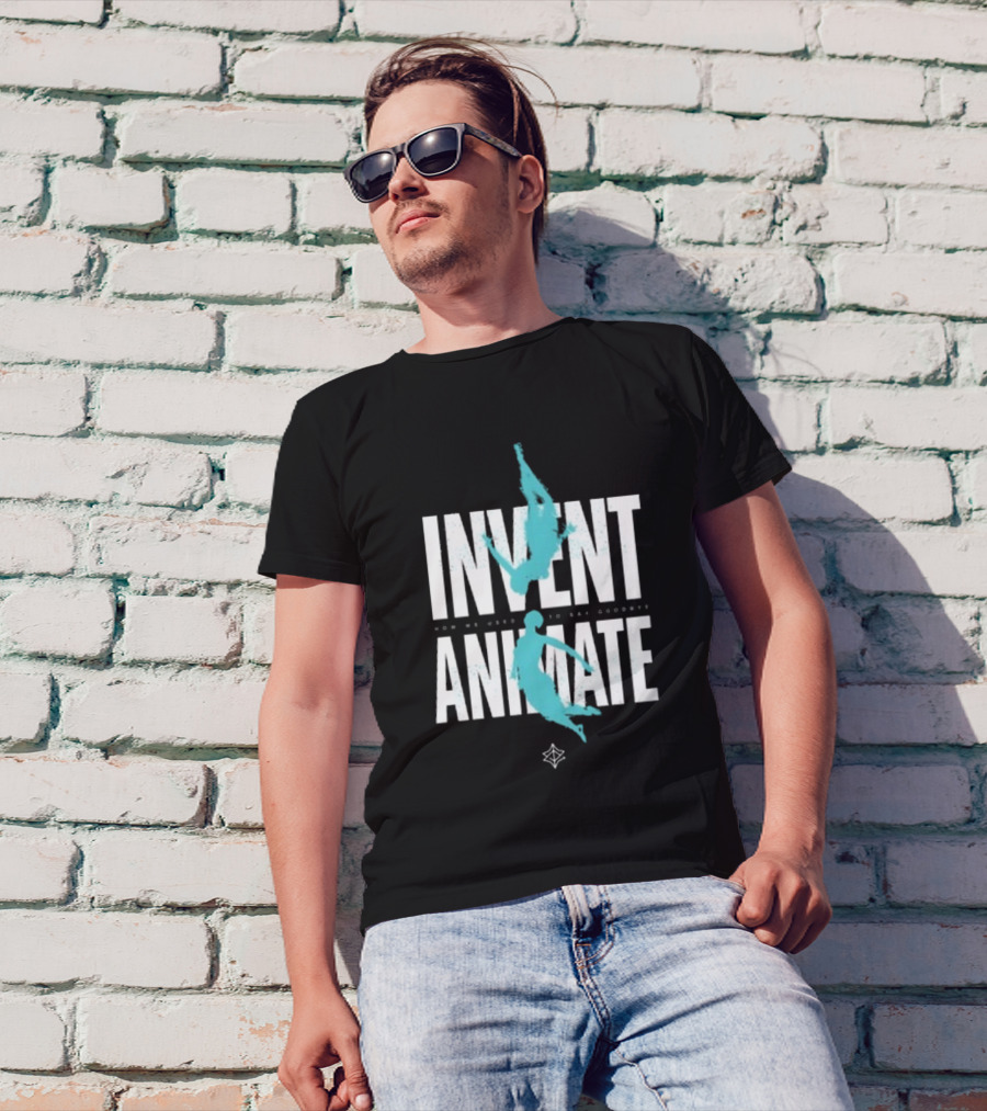 Invent Animate How We Used To Say Goodbye Falling Figures T-Shirt
