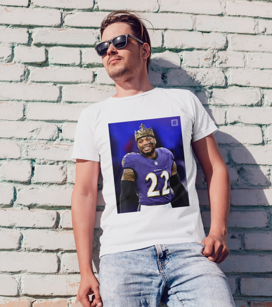 Baltimore Ravens Derrick Henry ESPN 26 Car 186 YDs 2TD Against Pittsburgh Steelers T-Shirt