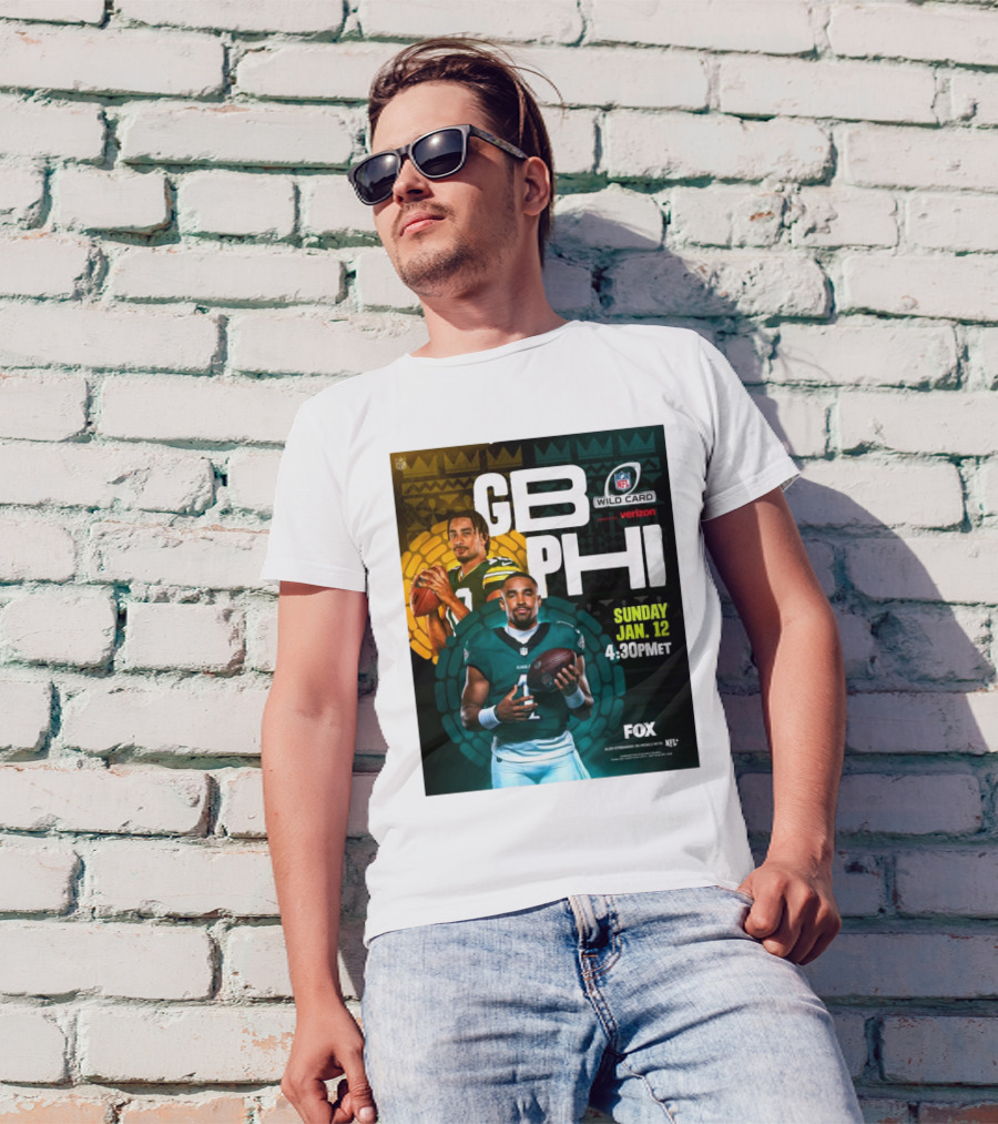 GB PHI NFL Wild Card Sunday Jan 12 2025 4:30 PM ET On FOX T-Shirt