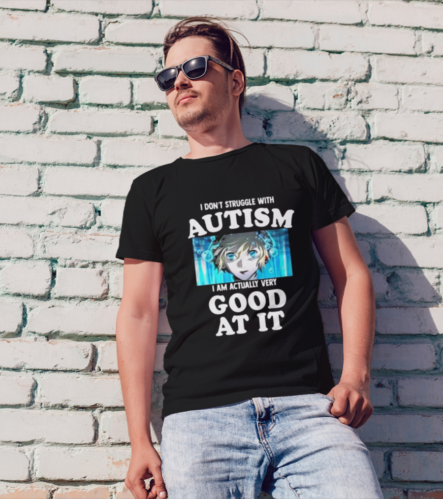 Aigis Persona 3 I Don’t Struggle With Autism I Am Actually Very Good At It T-Shirt