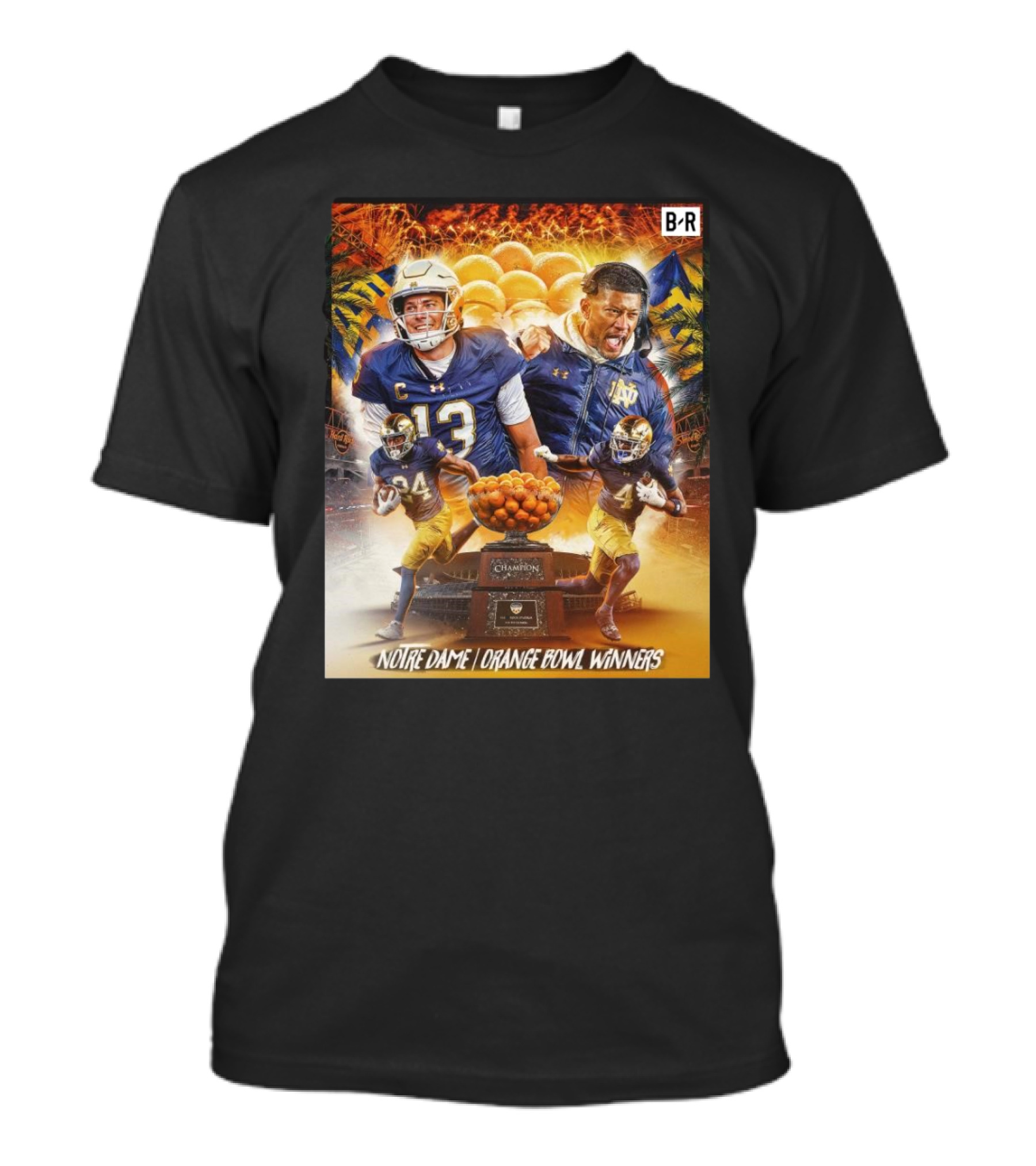Notre Dame Orange Bowl Winners National Championship T-Shirt